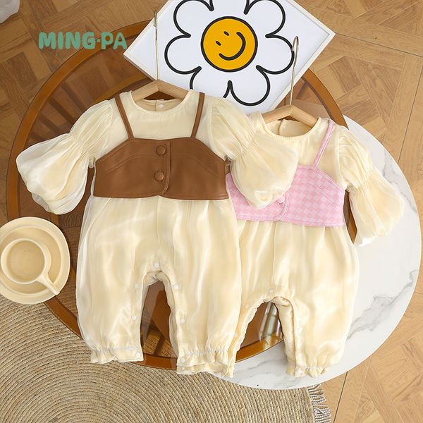 

spring clothes children baby onesie spring and summer outing clothes, Blue