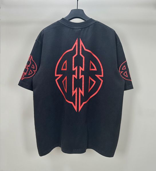 

men's plus tees & polos round neck embroidered and printed polar style summer wear with street pure cotton r23tg2, Black;brown