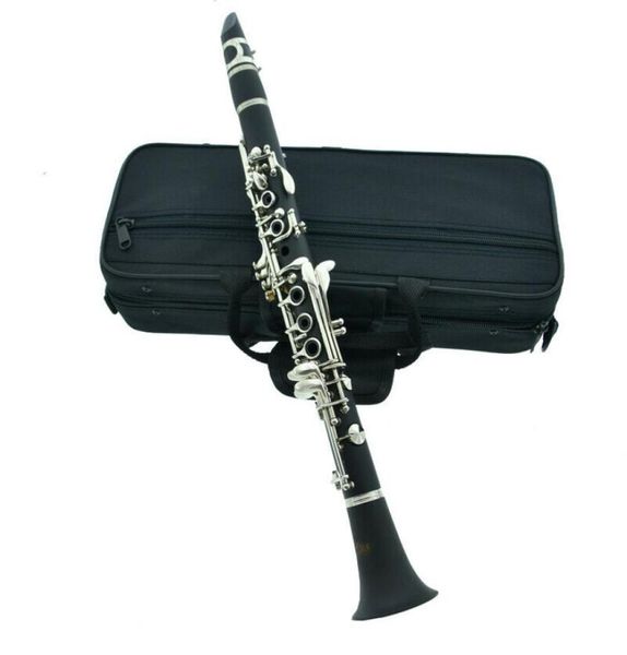 

new professional clarinet ebonite eb key clarinet e flat good sound case4557216