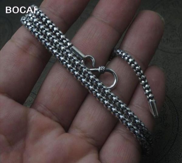 

chains the dragons scales necklace for men women silver jewelry retro couples dress4221805