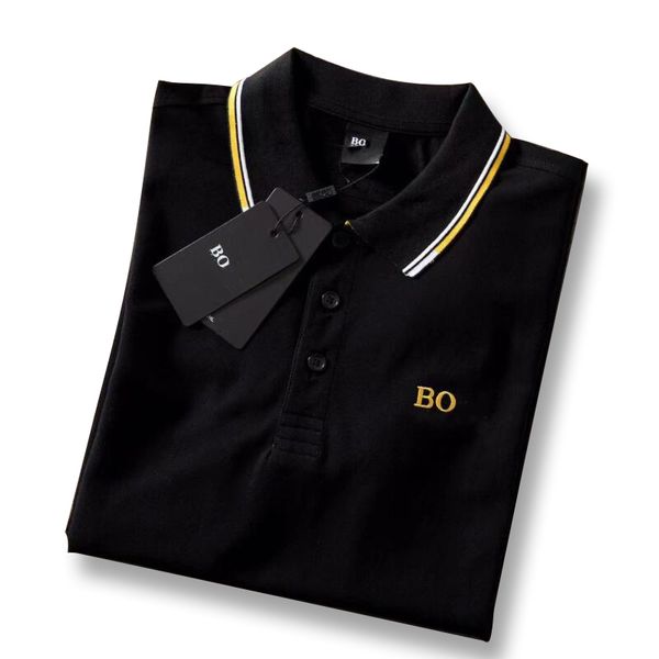 

mens stylist polo shirts luxury men clothes short sleeve fashion casual men's summer t shirt black colors are available size m-3xl, White;black