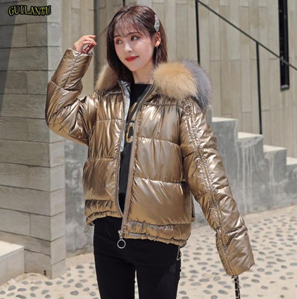

winter jacket women snow waterproof down cotton coat female new short padded coats parka thicken faux fur hooded outerwear5256358, Black