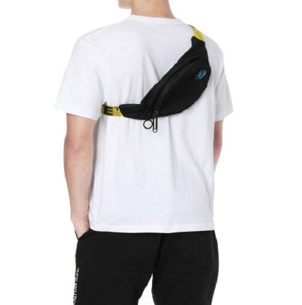 

brand designer mini men yellow black canvas belt high shoulder bag chest bags multi purpose satchel off shoulder bag messenger7429339