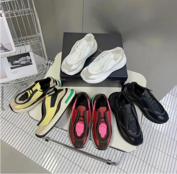 

casual shoes brushed sneakers luxury designer men women leisure sports shoes autumn and winter styles fashion leather suede outdoor size 35-, Black