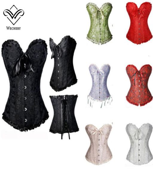 

corsage overbust corsets and bustiers basque waist training steampunk corset gothic clothing corselet ps size s-6xl8991890, Black;white