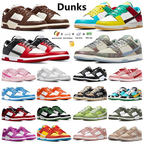 

jogging walking shoe dunks low platform running shoes panda brown crenshaw 99 white chicago triple pink grey fog unc mens womens sports snea