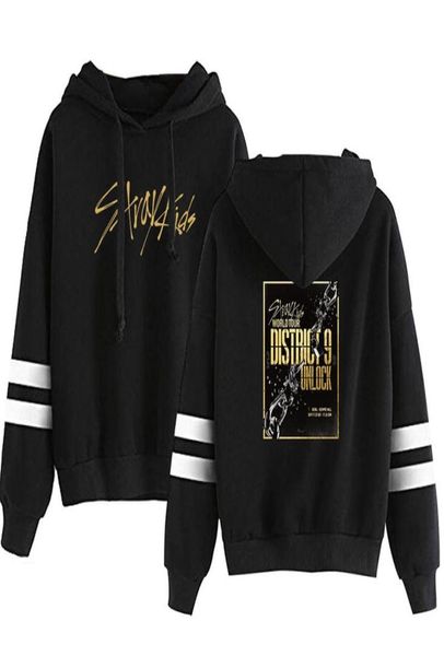 

men039s hoodies sweatshirts fashion hip hop world tour stray kids kpop men women long sleeve oversized71868449047072, Black