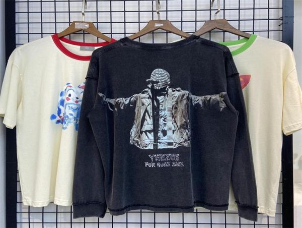 

real pics tshirt men women vintage long sleeve t shirt checkered printing tee 6397354, White;black