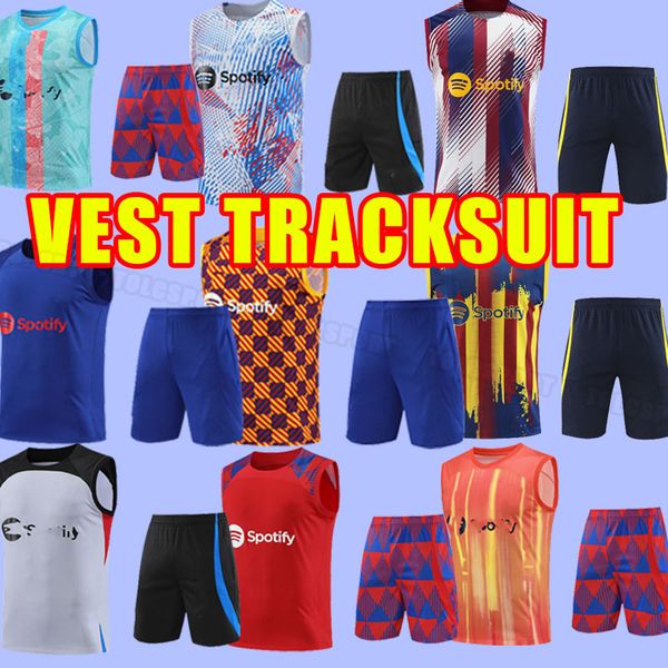

full set pedri soccer tracksuits kessie lewandowski adama gavi 23 24 camiseta de futbol ferran ansu fati 2023 2024 barcelonas dest football, Black