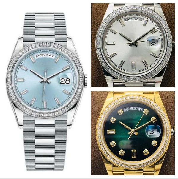 

mens watches luxury watch designer 41/36mm date just automatic watch designer watches waterproof luminous mechanical watch high quality, Slivery;golden