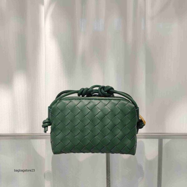 

tote 2023 small bottegaa eather bag korean ladies purse bags woven venetaa square loop edition mini cloud fashion handheld cross shoulder wo