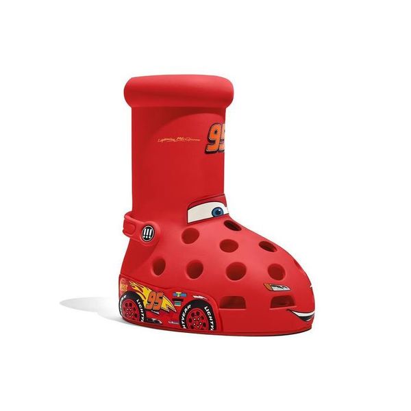 

mschf designer shoes big yellow boot designer boots big red boots designer womens astro boy boots thick bottom non-slip rain booties48, Black;grey