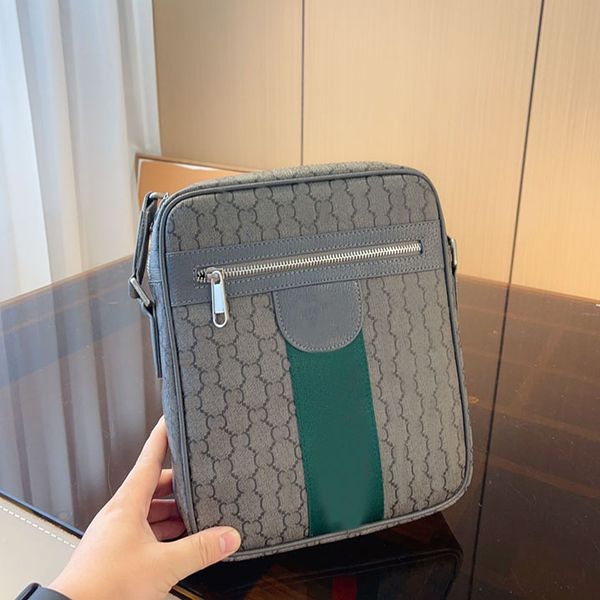 

men's leather noble temperament business messenger bag commuter bag