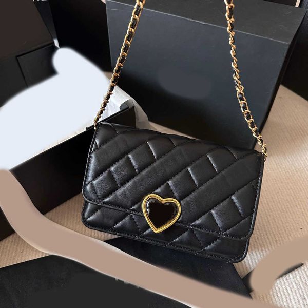 

love lock designer cross body bag women square chian bags luxurys handbag crossbody sheepskin shoulder purse lady handbags 230815