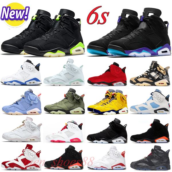 

men 6s jumpman basketball shoes 6 aqua toro bravo designer og new carmine tiffany blue metallic silver electric green men outdoor sneakers s