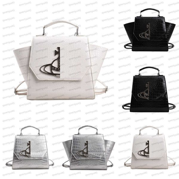 

2023 new sweet cool vivienenbags crocodile backpack vivienenbags large capacity single shoulder backpackqwertyui45