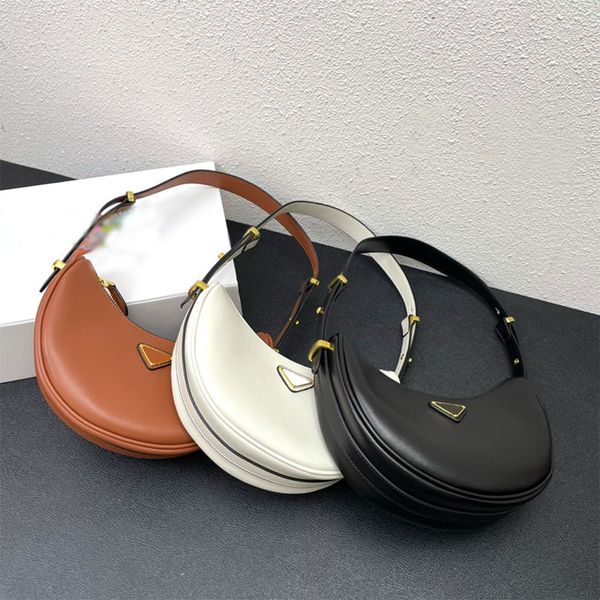 

luxurys shoulder bag women designer bag fashion half moon tote genuine leather handbags hobo purse adjustable shoulder strap underarm bag el