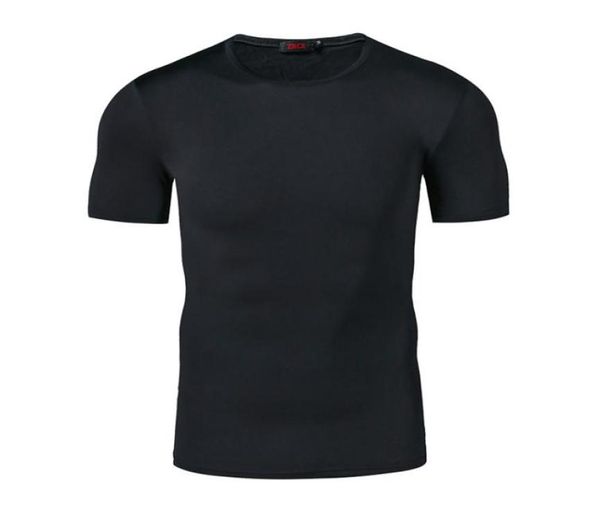 

t shirt men fashion solid color causal skinny hip hop brand clothing s2xl summer breathable fitness clothing1779991, White;black