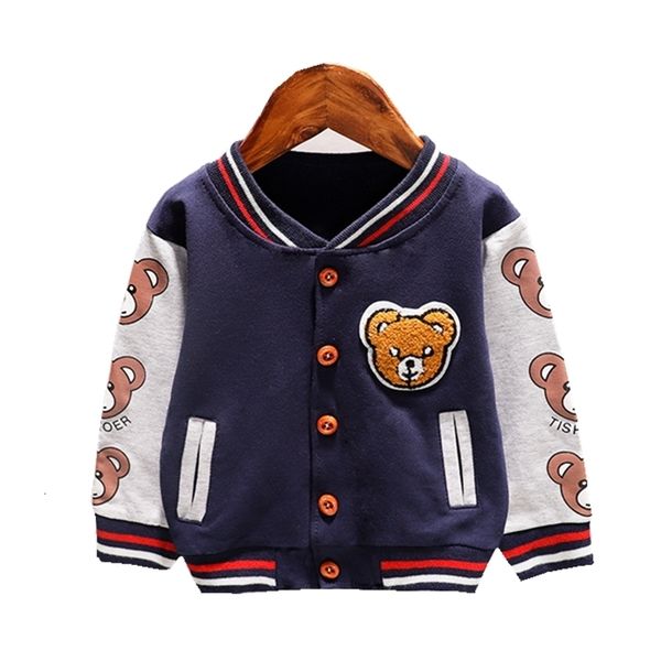 

jackets spring autumn baby cartoon clothes children boys girls fashion print jacket kids infant sportswear toddler casual clothing 230814, Blue;gray