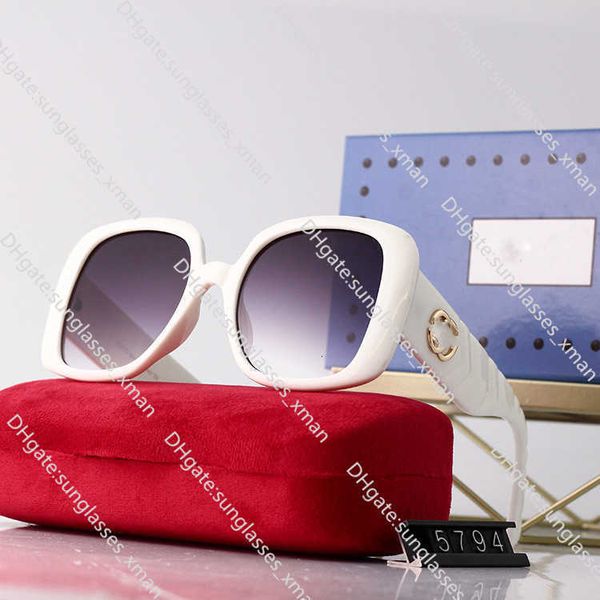 

fashion carti designer cool sunglasses 2023 new box sunglasses large frame women's fashion cat's eye straightugd6, Black