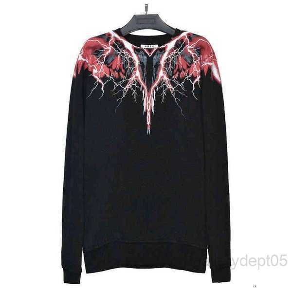 

mb wing sweater hoodie men's women's br loose couple large coat fashion hip hop long sleeve autumn and winter 153vfa, Black