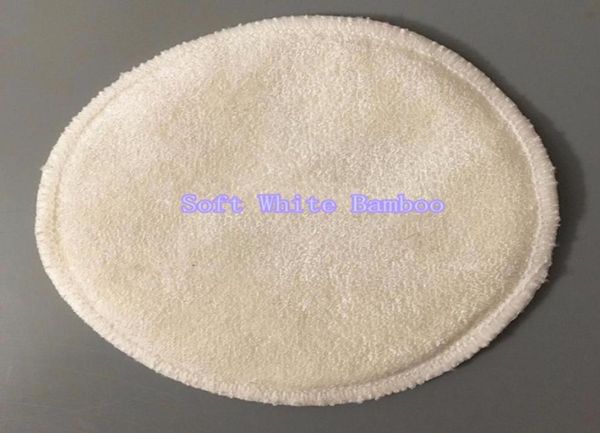 

waterproof reusable cloth bamboo mummy nursing pads breast pads 25 pairs milk pads8190062, White