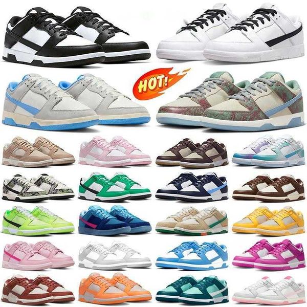 

running shoes men women panda low designer sneakers triple pink sandrift grey fog plum eclipse jarritos cacao mens womens outdoor sports tra, Black