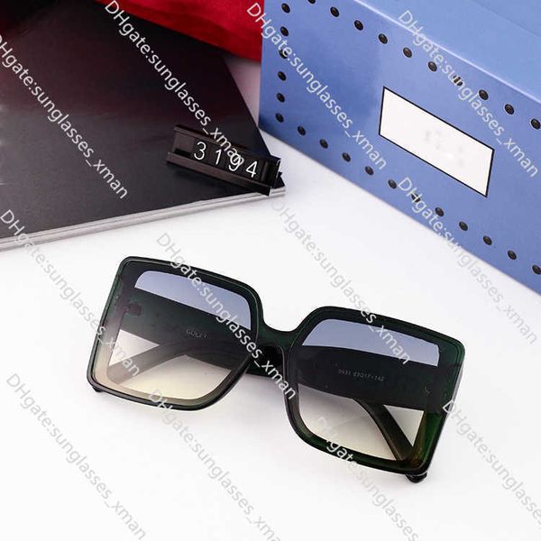 

fashion designer cool sunglasses 2023 new sunglasses women's ins fashion flow box overseas glasses live broadcast 2xzhz, Black