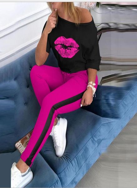 

large size women sport wear stand collar tracksuits women casual suit zipper pullover with pant jogging 2pc set9602793, Gray