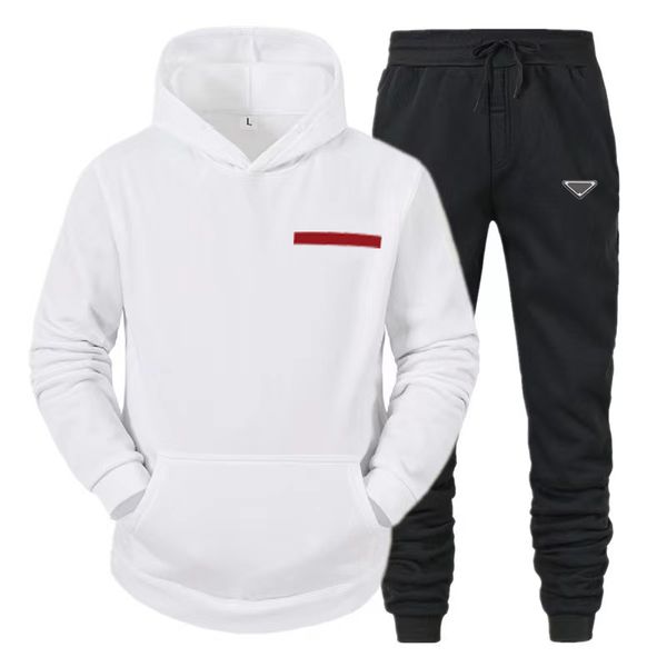 

tracksuit men designer hoodies spring autumn basketball street wear sweatshirt sportswear brand knitted cotton material european american si, Gray