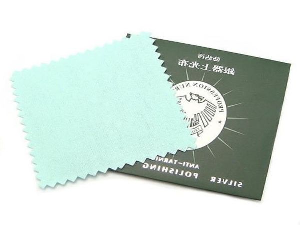 

10pcslot silver cleaning polishing cloth for cleaners polish craft fashion jewelry gift 8x8cm cl17481650, Blue