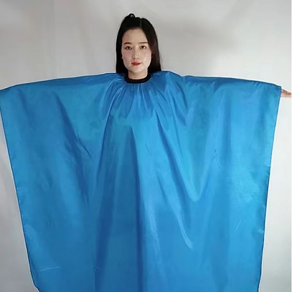 

hair salon dyed hair shawl wrap, baked oil hairdressing, solid colored polyester taffeta fabric wrap