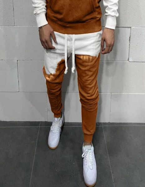 

men039s pants trend casual 2021 sports jogger fitness trousers male gym cotton skinny joggers sweat clothing7649092, Black