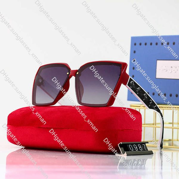 

Fashion Designer Cool sunglasses 2023 trend Sunglasses Polarized men's and women's fashion two-color square large frame glasses flat 26OJI