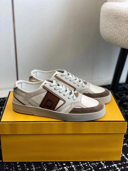 

casual shoes step men women low- sneakers luxury designer color block leather chamois grey fashion outdoors lace up casual sports shoes size, Black