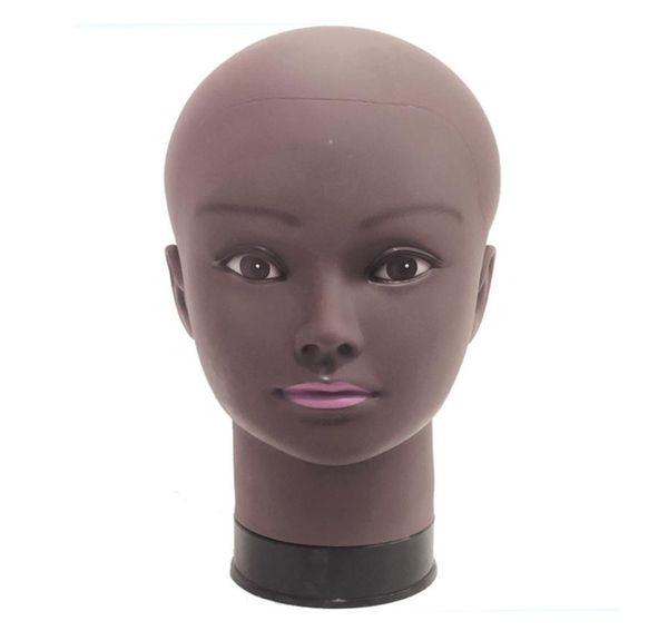 

afro female mannequin head for wig making manikin model making styling practice hairdressing hat stand 54cm3309089, White