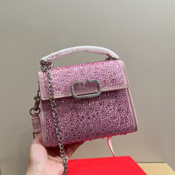 

women's fashion designer evening bags cross body handbags exquisite temperament high-quality full of diamonds women totes