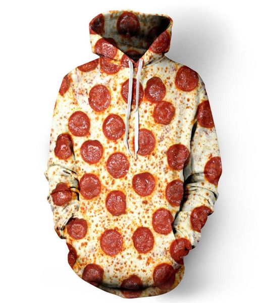 

whole new harajuku fashion casual sweatshirts 3d sweatshirt cheese sausage pizza hoodies pullovers graphic sweatshirts2393020, Black