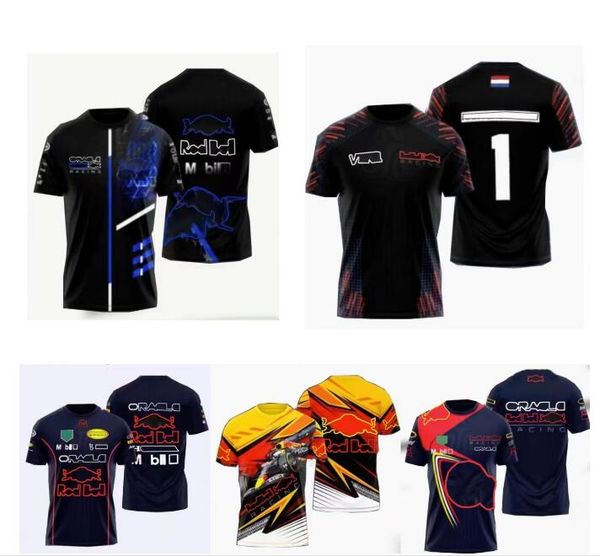 

f1 racing short sleeve summer new round neck t-shirt same style customized
