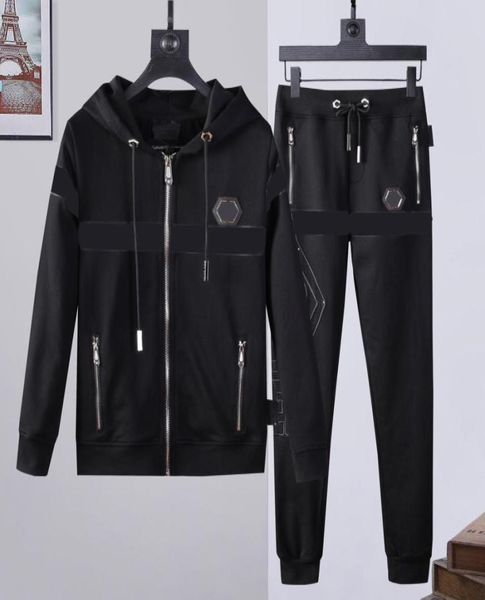 

2021 tracksuit men set fashion sportswear sweatsuit male sweat track suit jacket hoodie with pants mens sporting suits jogging sui3152808, Gray