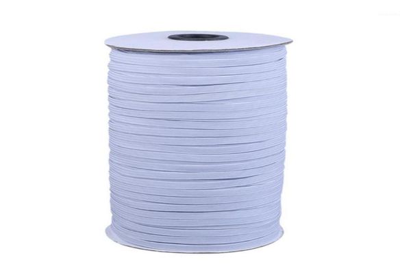 

200 yards length 012 inch width braided elastic band cord knit band for sewing diy mask bedspread18180980, Black
