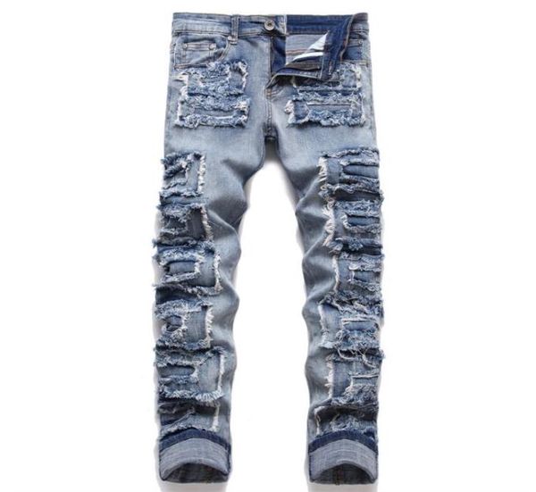 

hip hop jeans pants plus size for men women designer punk pant patch homme retro fashion high street motorcycle7225891, Black;brown