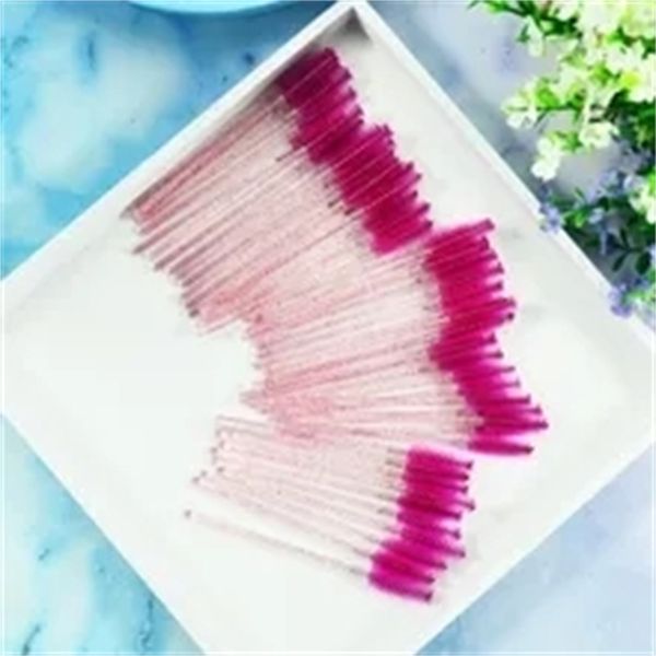 

qsty eyelash brush makeup brushes 50pcs individual disposable mascara applicator comb wand lash makeup brushes tools 6 colors a4