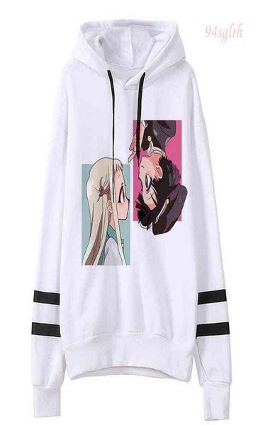 

jibaku shounen hanako kun anime printed hoodie women harajuku ulzzang cute korean style kawaii toilet bound manga sweatshirts g1122097809, Black