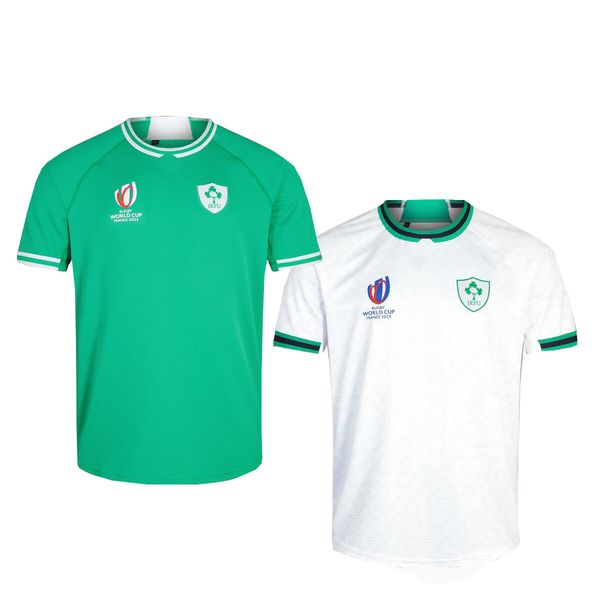 

2023 irelands rugby jersey rugby world cup jersey, Black;gray