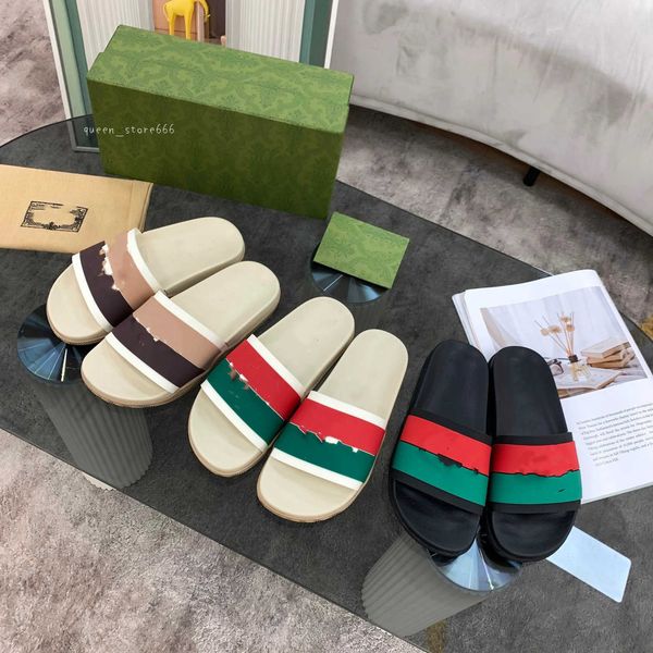

2022 summer men and women couples green duo slippers european station soft rubber flip-flop tide brand bottom beach non-slip sandals, Black