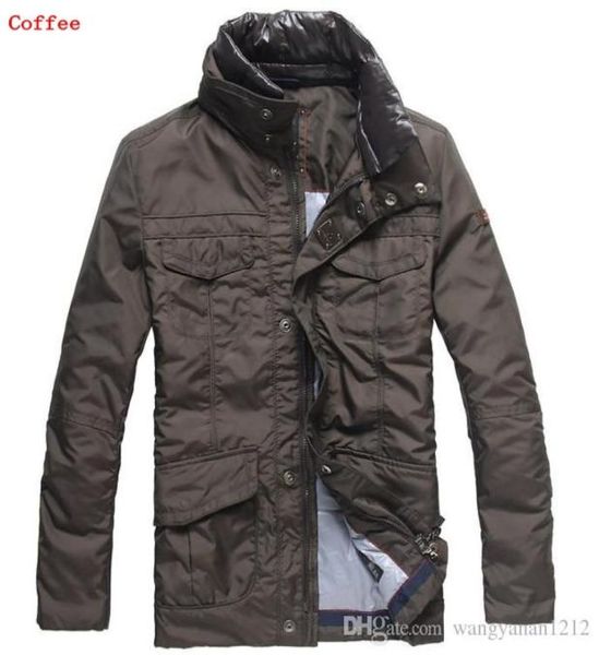

men brief paragraph new men down jacket to keep warm coats05437539, Black
