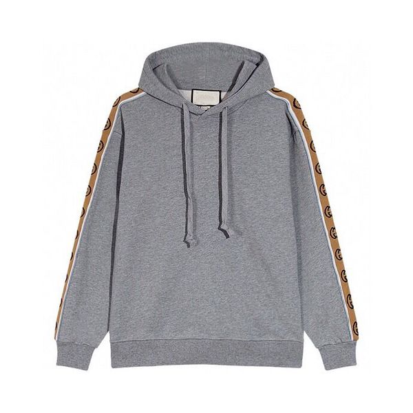 

men's plus size hoodies & sweatshirts fashion hoodie men's and women's sweater wool roll fabric student activism sewing line, Black;brown