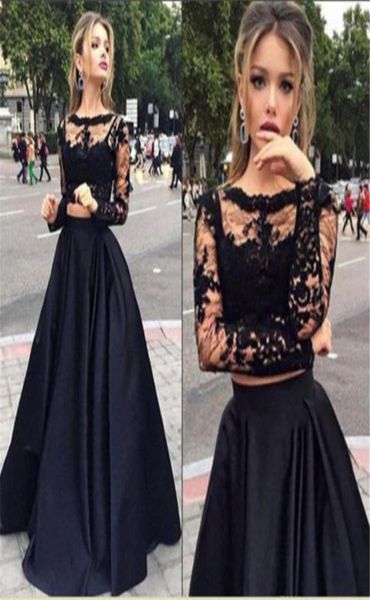 

2019 black chiffon long maxi dresses women elegant lace hollow out dress long sleeve party dress vestidos1122319, Black;gray