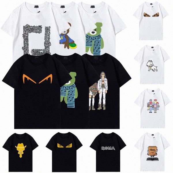 

summer mens womens designers t shirts tees fashion man casual chest letter shirt luxurys clothing street shorts sleeve clothes tshirts asia, White;black